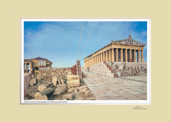 Parthenon from the northwest