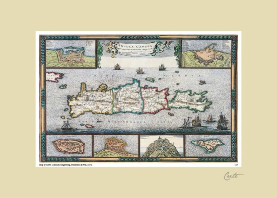 Map of the Crete -1674